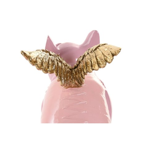 Figurka Dekoracyjna Home ESPRIT Różowy Świnia 19 x 11 x 17 cm (2 Sztuk)