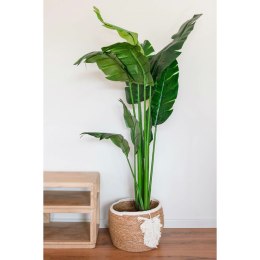 Koszyk dekoracyjny Home ESPRIT Krem Naturalny Boho 33 x 33 x 27 cm (3 Części)