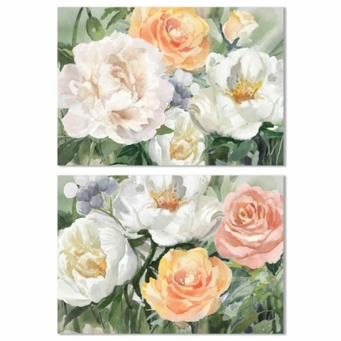 Płótno DKD Home Decor Płótno Drewno MDF 90 x 2,5 x 60 cm