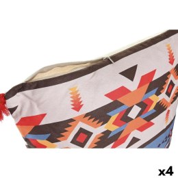 Poduszka DKD Home Decor Poliester Wielokolorowy Ikat (45 x 10 x 45 cm) (4 Sztuk)