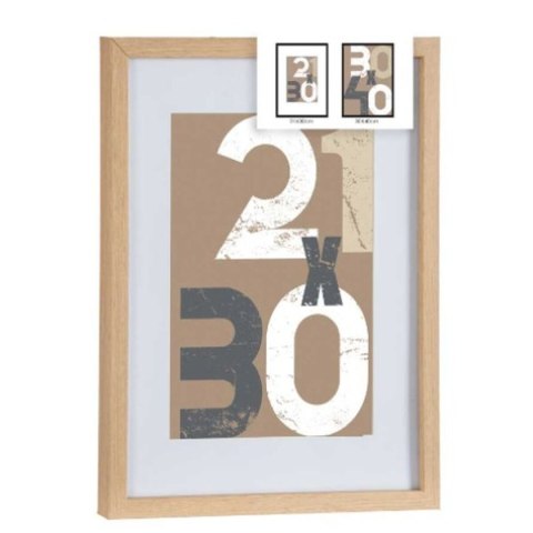 Ramka na Zdjęcia Gift Decor Naturalny Szkło Drewno MDF 30 x 40 cm (6 Sztuk)