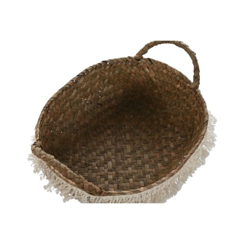 Zestaw koszyków Home ESPRIT Naturalne Włókno Boho Zużyty 33 x 25 x 15 cm