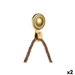 Zestaw luster DKD Home Decor Scandi Szkło Czarny Złoty polipropylen (26 x 3 x 26 cm) (2 Sztuk)