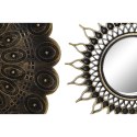 Zestaw luster DKD Home Decor Szkło Złoty PP 2 Sztuk (35 x 2 x 35 cm)