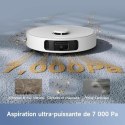 MOVA Robot odkurzacz i mop E30ULTRA 7000 Pa, zbiornik 4 l, 3 h, biały