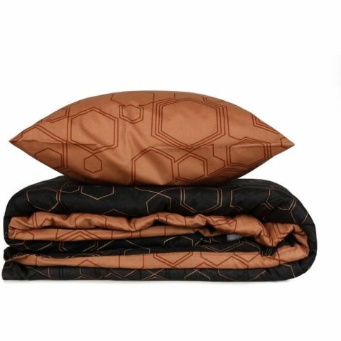 Komplet poszewek na kołdrę Czarny 220 x 240 cm