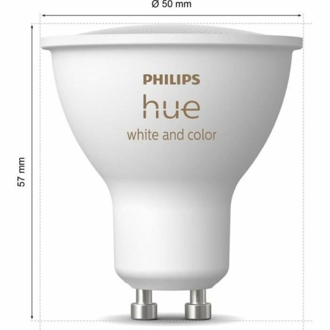 Żarówka LED Philips Biały E GU10 400 lm 2 Sztuk (6500 K)