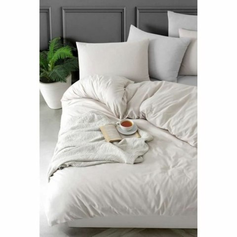 Komplet poszewek na kołdrę Beżowy Łóżko 200 3 Części