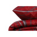 Komplet poszewek na kołdrę Czerwony Łóżko 200 3 Części