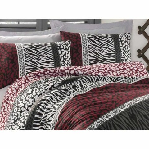 Komplet poszewek na kołdrę Czerwony Łóżko 200 3 Części