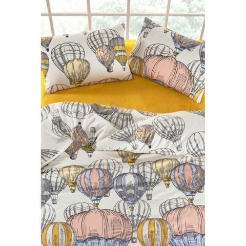 Komplet poszewek na kołdrę Musztarda Łóżko 200 3 Części