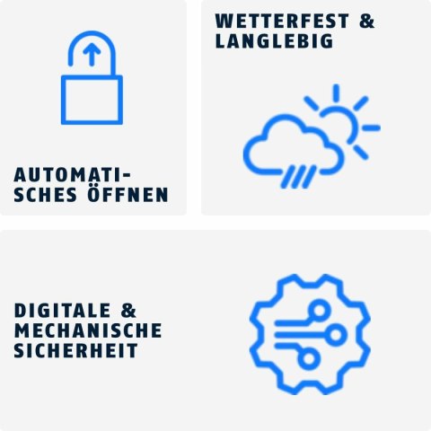 Zamek na klucz ABUS Prostokątny