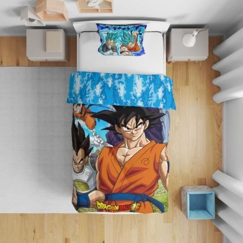 Komplet poszewek na kołdrę Dragon Ball 24 x 4 x 30 cm Wielokolorowy Łóżko 140 2 Części