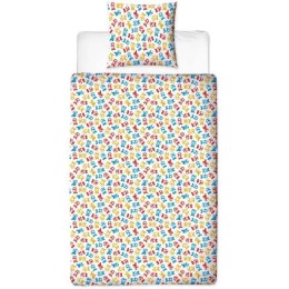 Komplet poszewek na kołdrę Mario Bros 25 x 4 x 30 cm Niebieski Łóżko 140 2 Części