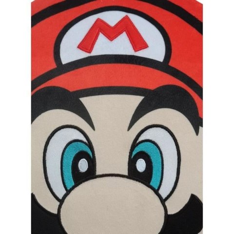Poduszka Mario Bros 41 x 3 x 41 cm Niebieski Biały Brązowy Czarny Czerwony Beżowy Poliester Twarz