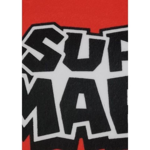 Poduszka Mario Bros 43 x 3 x 43 cm Biały Czerwony Poliester Przycisk wypukły