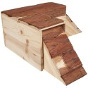 Dom dla gryzoni Kerbl 37 x 37 x 16 cm Brązowy Drewno Gryzonie