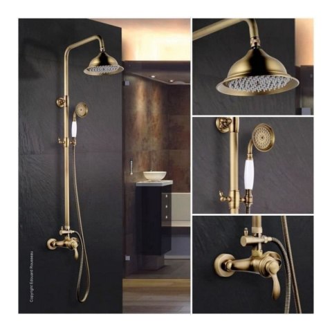 Kolumna Prysznicowa Rousseau Żółty Poliwęglany