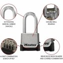 Zamek szyfrowy Master Lock M176EURDLH 56 mm Stal