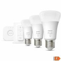 Żarówka LED Philips Starter Kit E27 9,5 W Biały F (3 Sztuk)