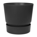 Doniczka Elho Greenville Czarny Plastikowy Okrągły Okrągła Ø 40 cm Ø 39 x 36,8 cm