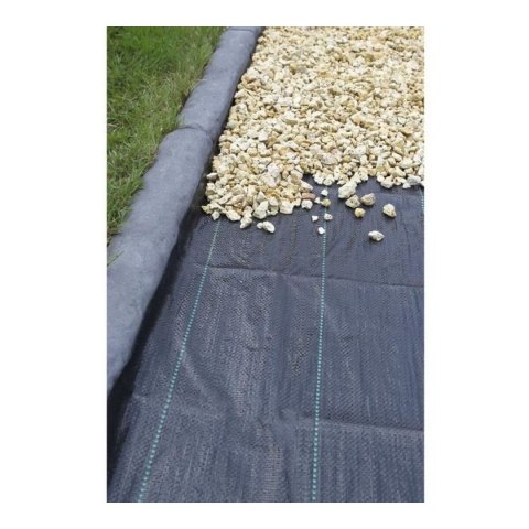 Siatka przeciw chwastom Nature Czarny 100 g/m² 3,30 x 5 m