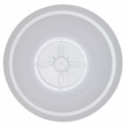 Doniczka Riviera Biały Plastikowy Kwadratowy Ø 50 cm