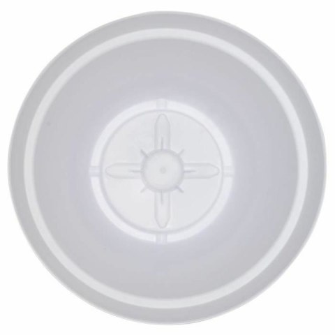 Doniczka Riviera Biały Plastikowy Kwadratowy Ø 50 cm