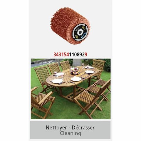 Szczotka ścierna Fartools Fil nylon enrob d'abrasif