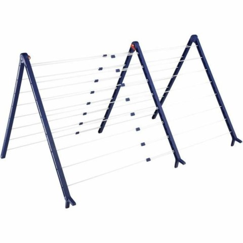 Stojak do suszenia prania Leifheit Bathtub Dryer Pegasus V 133 x 66,5 cm Niebieski Biały Metal