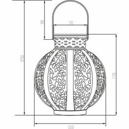Lampa słoneczna Galix Beżowy