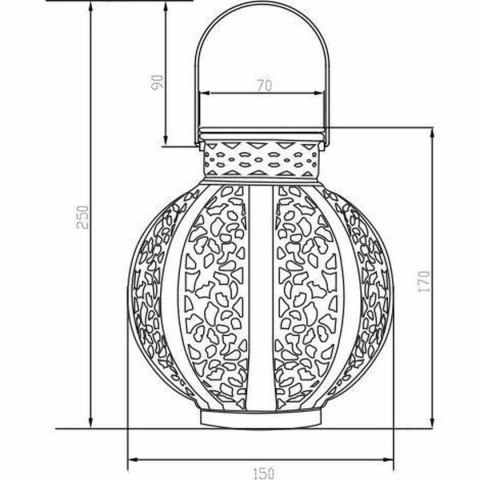 Lampa słoneczna Galix Beżowy