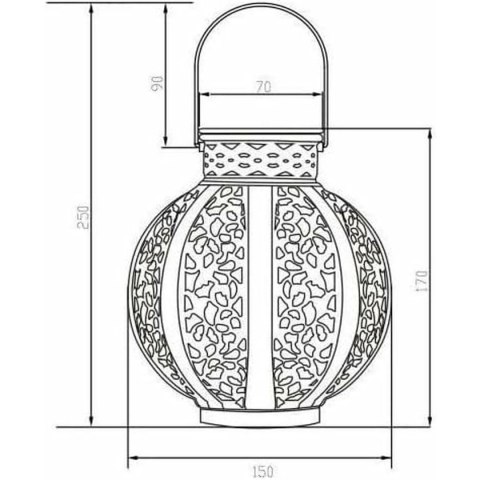 Lampa słoneczna Galix Beżowy