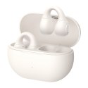 Słuchawki bezprzewodowe douszne otwarte Bass 15 Clip OWS z kablem USB-C - białe