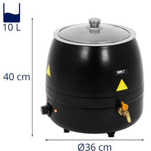 Topiarka topielnik elektryczny do wosku do świec 10 l 400 W