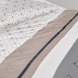 Komplet poszewek na kołdrę TODAY Beżowy 240 x 200 cm Geometryczny