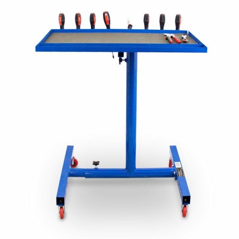 Mobilny Stół Roboczy Warsztatowy na narzędzia z regulacją na kółkach