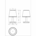 Lampa LED Galix G4410 Biały