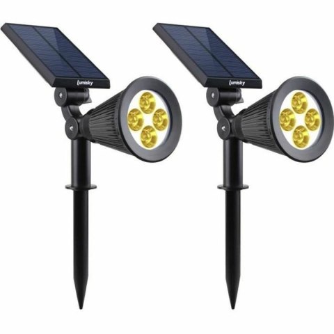 Lampa Lumi Garden Czarny 5 V 250 Lm (2 Sztuk)