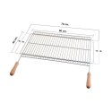 Grill Sauvic Stal ocynkowana 60 x 40 cm