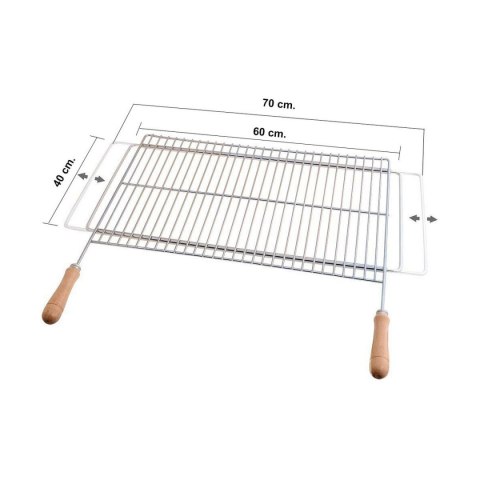 Grill Sauvic Stal ocynkowana 60 x 40 cm