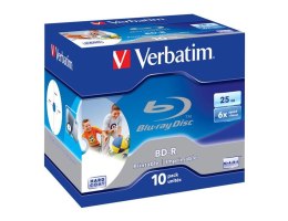 Płyty BD-R Verbatim 25GB X6 Printable (10 jewel case)