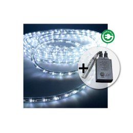 Wąż LED EDM 71491 Flexiled Przezroczysty Zimna Biel 12 m