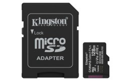 MEMORY MICRO SDXC 128GB UHS-I/W/ADAPTER SDCS3/128GB KINGSTON