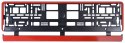 Podkładka pod tablicę rejestracyjną RED STRIP