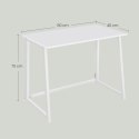 Biurko Komputerowe MAX 1.0 - białe / nogi białe