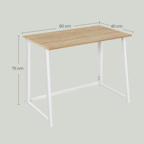 Biurko Komputerowe MAX 1.0 - sonoma / nogi białe