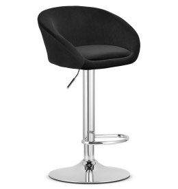 Hoker EAST - aksamit czarny / baza chrom