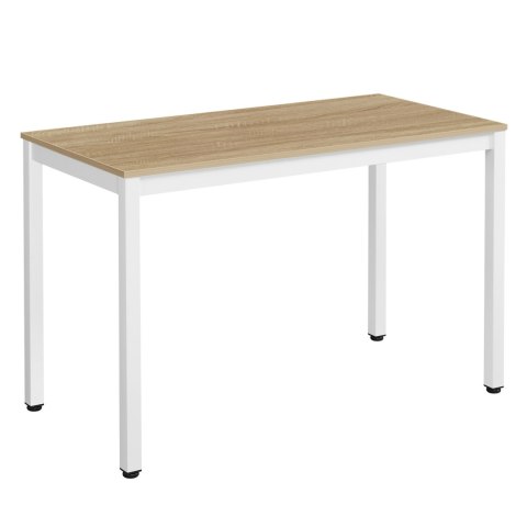 Stół TESSA 120cm x 60cm - dąb / białe nogi