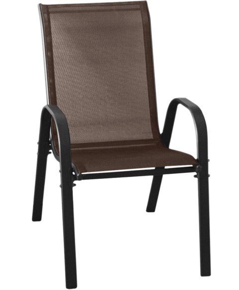 Stół kwadrat ISLAND 70cm + 4x Krzesło SOFIA brąz